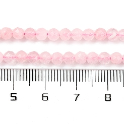 Natürlichen Rosenquarz Perlen Stränge&nbsp;G-F770-C06-04