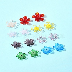16pcs 8 Farben handgemachte Bunte Malerei-Perlen&nbsp;LAMP-FS0001-26