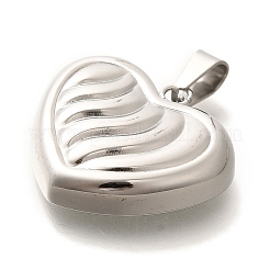 Pendentifs en acier inoxydable 304 anti-ternissement&nbsp;STAS-U035-42P