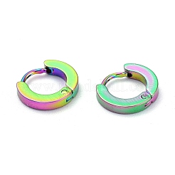 Orecchini a cerchio huggie in acciaio inossidabile 304&nbsp;EJEW-M284-30M-A