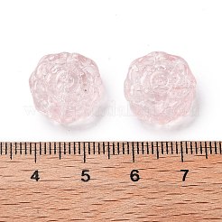 Spruzzare perle di vetro trasparente dipinte&nbsp;GLAA-D038-01K