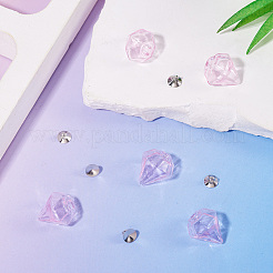 DIY Diamant-Glasflaschen-Anhänger-Bausätze&nbsp;DIY-TA0012-40A