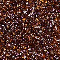 Perline di vetro dipinte a spruzzo picasso&nbsp;SEED-T006-04-5