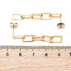 Boucles d'oreilles pendantes en acier inoxydable 304 pour femmes&nbsp;EJEW-Q781-30G