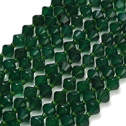 Stränge aus natürlichen grünen Chalcedonperlen&nbsp;GG-NH0004-C01