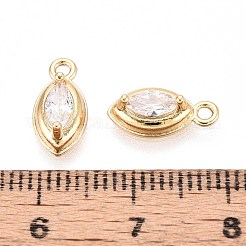 Pendenti in ottone con zirconi cubici&nbsp;KK-T071-47G