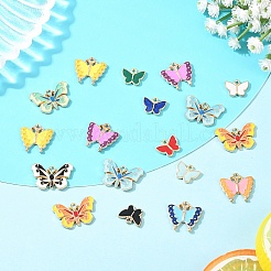 18pcs 3 Arten Legierungs-Emaille-Charms&nbsp;FIND-YW0017-95