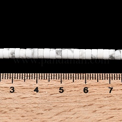 Fili di perline howlite naturale&nbsp;G-RM241221-P1