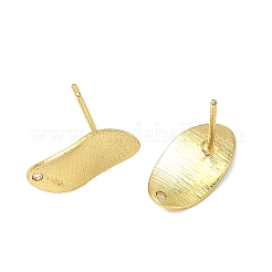Messing Ohrstecker Zubehör&nbsp;KK-G557-07C-G