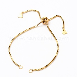 Bracelet à chaînes coulissantes en acier inoxydable 304&nbsp;AJEW-JB00787