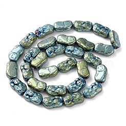 Galvanisierte synthetische nichtmagnetische Hämatitperlenstränge&nbsp;G-F767-03C