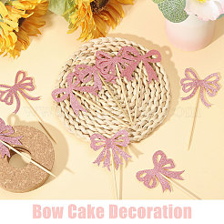60 Stück Kuchendekorationen mit Papierschleife&nbsp;DIY-CA0007-75