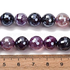 Galvani natürliche Achat Perlen Stränge&nbsp;G-B191-A07-10mm-10