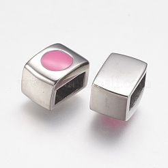 Charms scorrevoli in acciaio inossidabile smaltato 304&nbsp;STAS-I097-076P