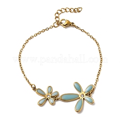 Braccialetti a maglie in acciaio inossidabile 304&nbsp;BJEW-G763-01G