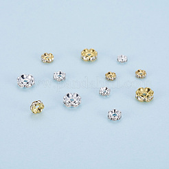 Perline distanziatori strass in ottone&nbsp;RB-JP0002-13A
