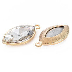 Pendenti in vetro sfaccettato color oro&nbsp;PALLOY-N167-04-03LG-RS