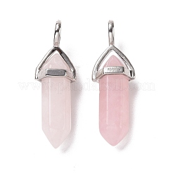 Quarzo rosa naturale ha ciondoli&nbsp;G-K329-52P