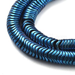 Fili di perline di ematite sintetica non magnetica elettrolitica&nbsp;G-B132-A01-01F