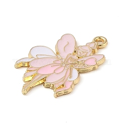 Pendentifs eanaml en alliage plaqué or&nbsp;PALLOY-S184-04G-A