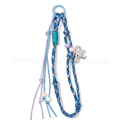 5 pièce de décorations suspendues en corde de polyester et spandex de 5 couleurs&nbsp;HJEW-JM04291
