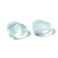 Perles de verre peintes par pulvérisation transparent&nbsp;GGLA-S054-012E-02