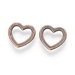 Anillos de enlace de estilo tibetano&nbsp;TIBEB-A123076-R-FF
