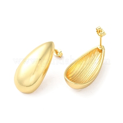 Pendientes de latón con forma de lágrima para mujer&nbsp;EJEW-Q024-08G