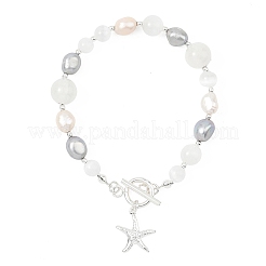 Armbänder aus ABS-Kunststoff mit Imitationsperlen&nbsp;BJEW-JB13802