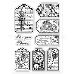 PVC-Plastikstempel&nbsp;DIY-WH0167-56-1142