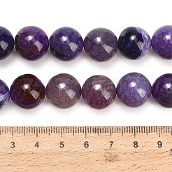 Chapelets de perles veines de dragon en agate naturelle&nbsp;GG-L001-L01-01A