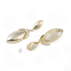 Boucles d'oreilles pendantes en laiton&nbsp;EJEW-B046-08G