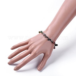Non-magnétiques perles synthétiques d'hématite étirer bracelets&nbsp;BJEW-JB04659-01