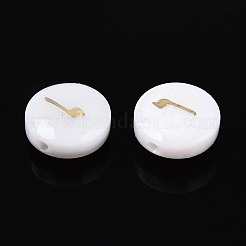 Perles de coquillages naturels d'eau douce&nbsp;LS-BSHE-ZX007-03E