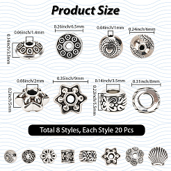 160 Stück 8 Stile DIY Schmuckzubehör-Findesets&nbsp;DIY-SC0030-57