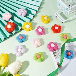 14 Stück 7 Farben Wolle Nadelfilz Blumenhandwerk&nbsp;DIY-FG0003-06
