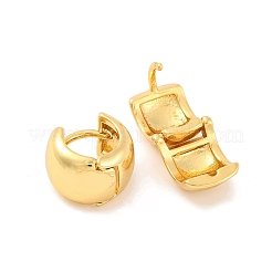 Boucles d'oreilles en laiton de cercle pour les femmes&nbsp;EJEW-U015-23G-01