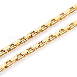 Collar de cadena de caja de latón&nbsp;NJEW-TA0001-16