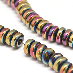 Electroplate non magnetici ematite sintetico fili di perline&nbsp;G-T061-42D