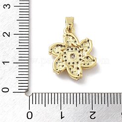 Colgante micropavé cubic zirconia de latón&nbsp;KK-F877-23G