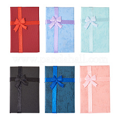 12 Stück 6 Arten Karton Schmuckset-Boxen&nbsp;CBOX-TA0001-12