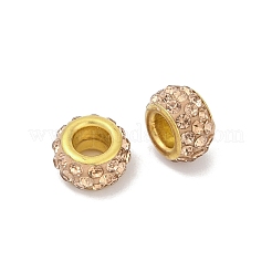 Legierung Strass Ton Pflaster Perlen&nbsp;ALRI-D300-04G-12