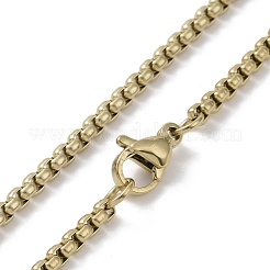 201 Halsketten mit Anhänger aus Edelstahl&nbsp;NJEW-C034-35G