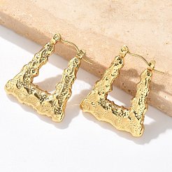 Pendientes de aro de acero inoxidable 304 para mujer&nbsp;EJEW-L296-035G