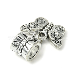 Tibetische Legierung europäische baumelnde Charms&nbsp;PALLOY-JF02508