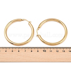 Boucles d'oreilles créoles en acier inoxydable 304&nbsp;EJEW-L142-008