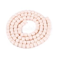 Chapelets de perles en verre opaques&nbsp;GLAA-R041-8x8mm-C01