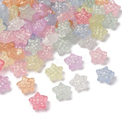 Leuchtende transparente Acrylperlen&nbsp;X-LACR-S001-07