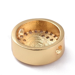 Perline zirconi micro pave  in ottone&nbsp;ZIRC-G157-58G-02