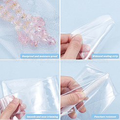 Sacs d'emballage transparents en PVC refermables&nbsp;ABAG-SP0001-04C